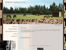 Tablet Screenshot of bishopsaddleclub.org